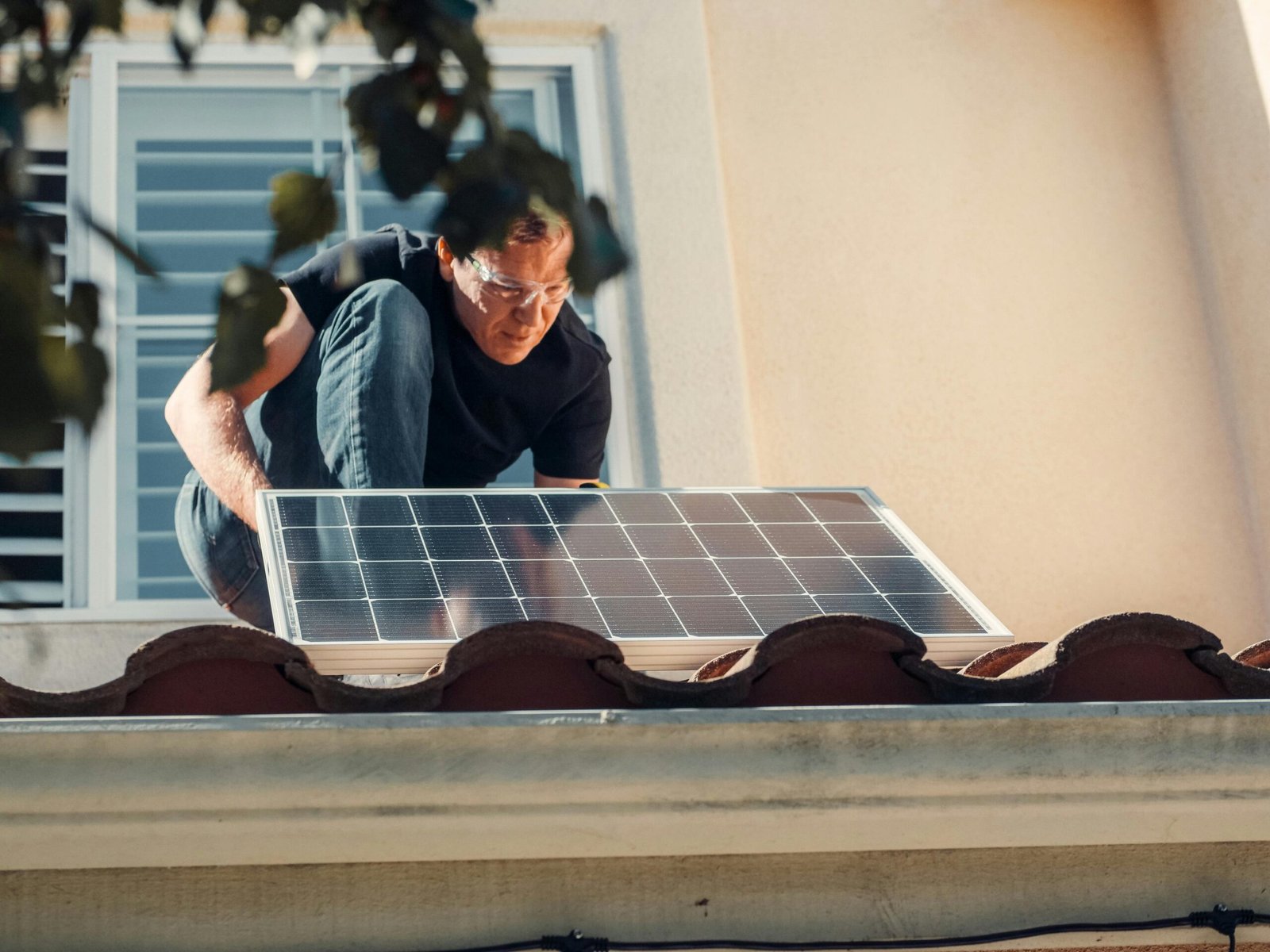 a man is looking to install solar paneled on the roof