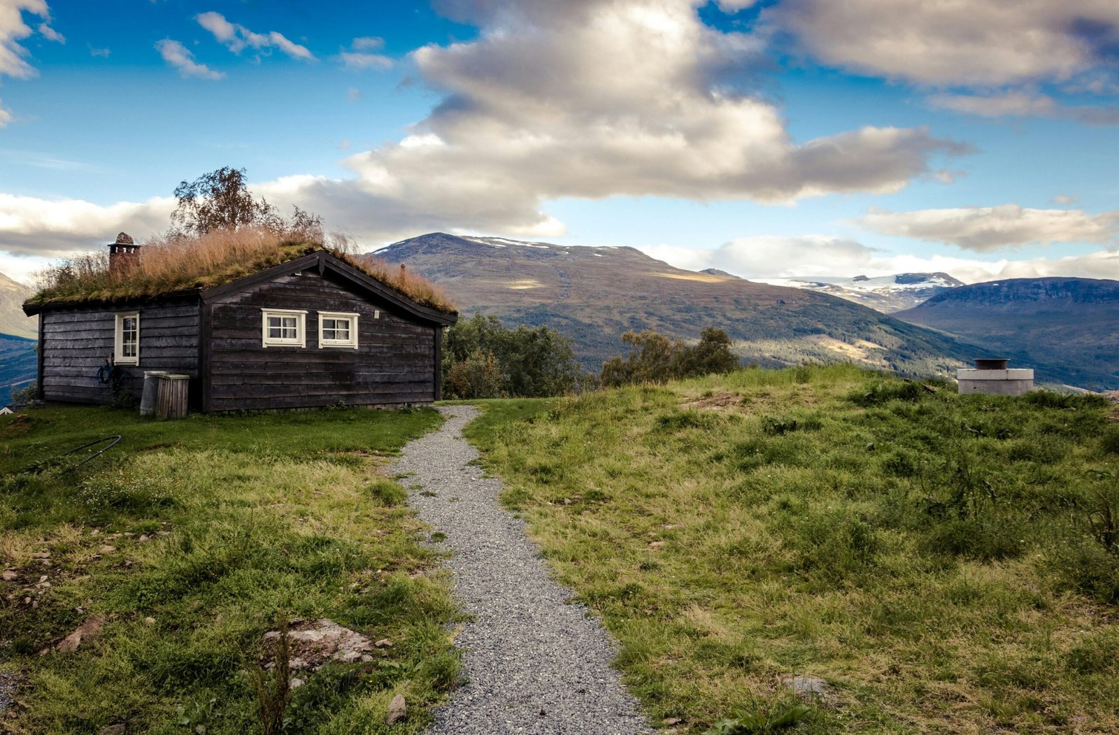 A house on a hill somewhere in Norway